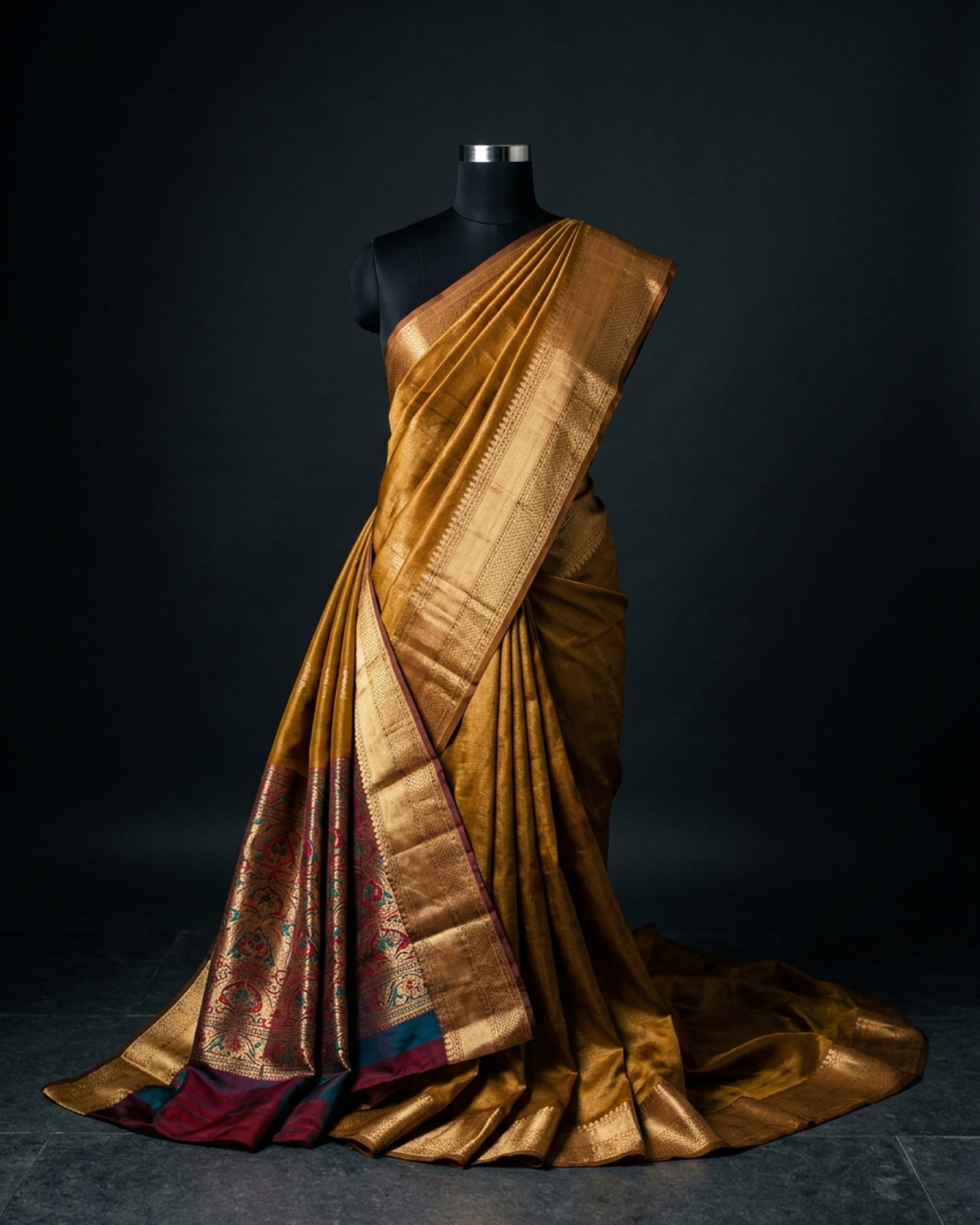 Kanjivaram Tissue Silk Saree
